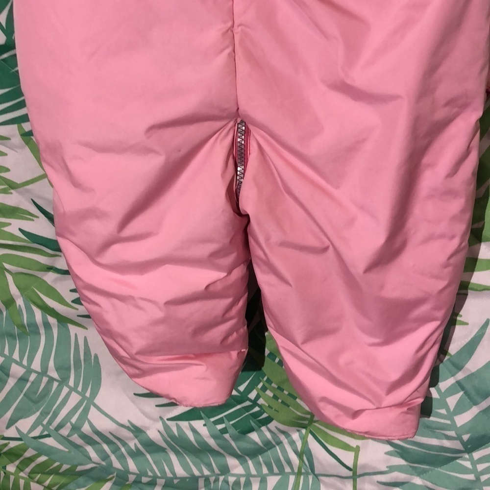 Oviesse fagottino one piece snowsuit 12 months pink with gloves - Picture 11 of 14